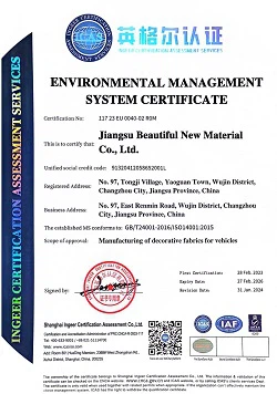 ISO14001 Certification ISO14001 Certification
